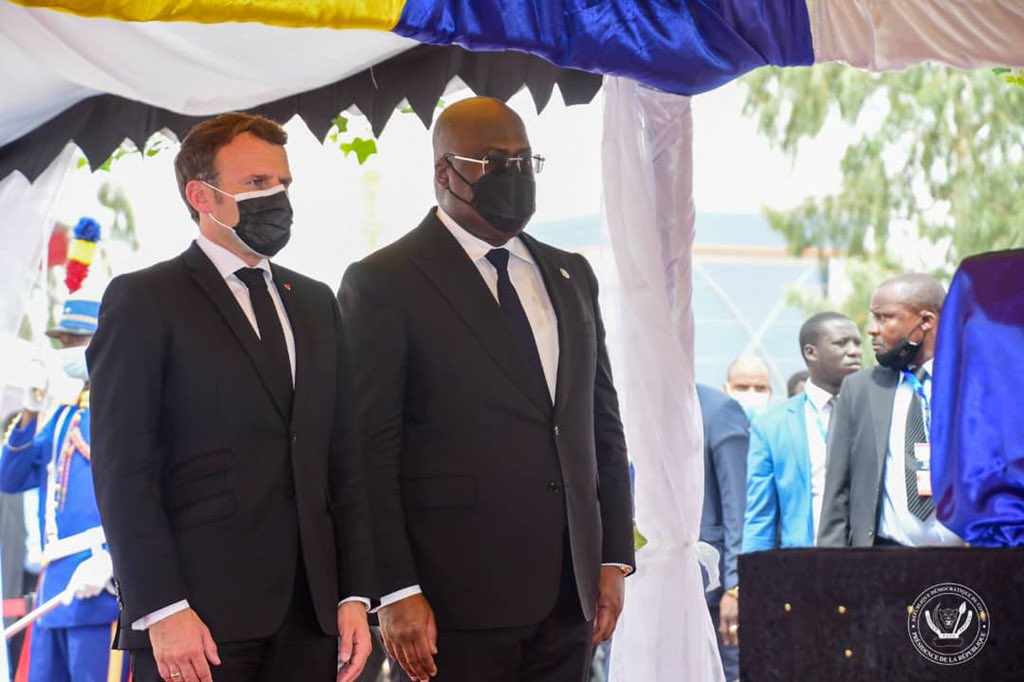 RDC: Félix-Antoine Tshisekedi s’est incliné devant la dépouille mortelle du Président Idriss Déby Itno à la place de la Nation