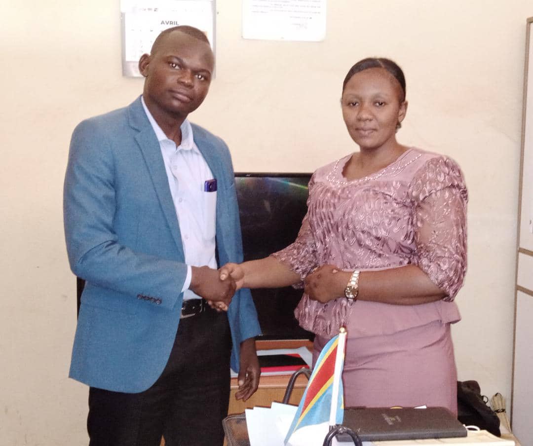 Sud-Ubangi : Polycarpe TOBALIBI TOBOMBEMBE félicite Sarah N’koli Nganga pour sa nomination à la tête de la Direction Générale des Recettes du Sud Ubangi*