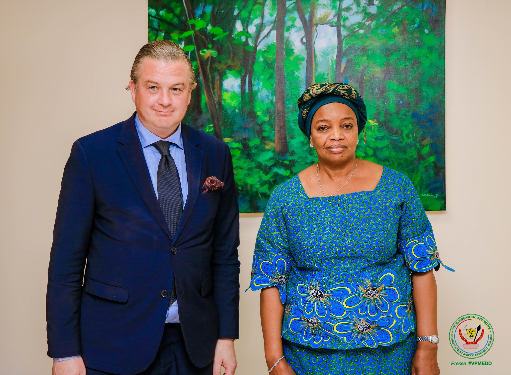 Environnement : Eve Bazaïba a échangé avec l’Ambassadeur de la Swede