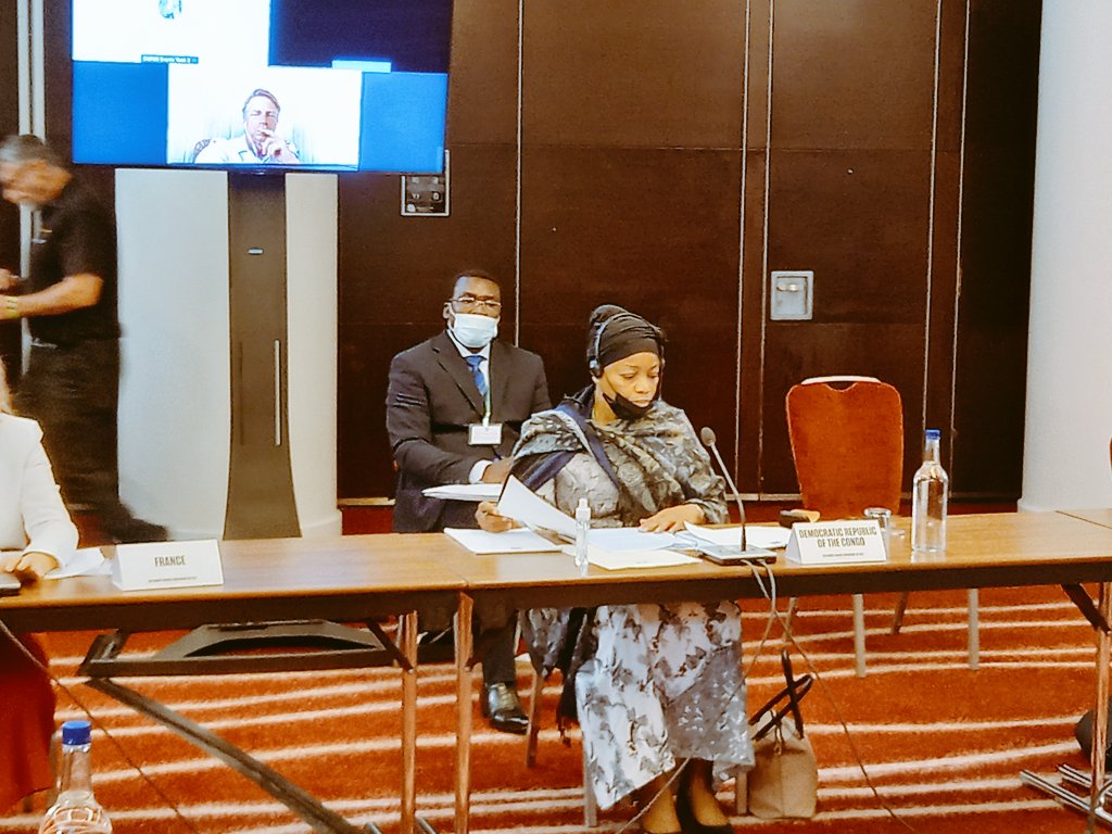 RDC/COP26:  Eve Bazaiba a appelé à la solidarité mondiale sur la question de climat