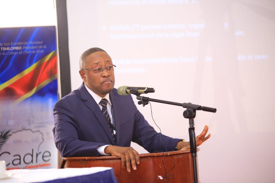 Cadre de Concertation Sénat – Assemblées Provinciales : « Une fiscalité provinciale bien organisée est un instrument efficace de développement des provinces »,  soutient Magloire Kabemba