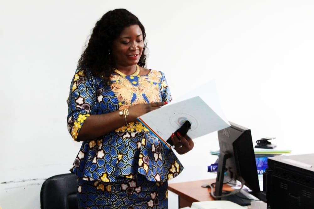 La Rapporteur de la CENI Patricia Nseya a déclaré son patrimoine à la Cour Constitutionnelle