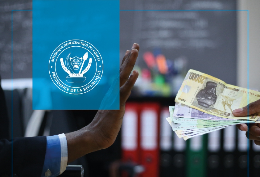 Lutte contre la corruption : la RDC gagne trois places au classement mondial