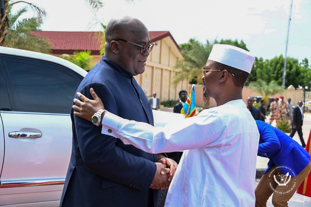 Le président Félix Tshisekedi au Tchad