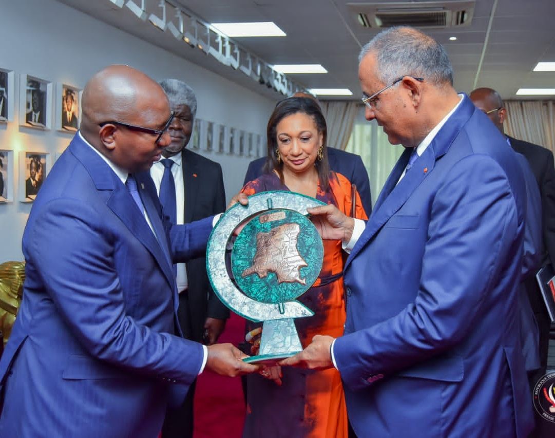 9es jeux de la Francophonie : Sama Lukonde reçoit Patrick Achi (premier ministre ivoirien)