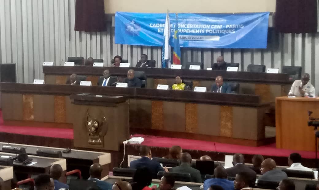 Législatives provinciales : procédures de présentation des candidatures au cœur du cadre de concertation entre la CENI et les partis ou regroupements politiques