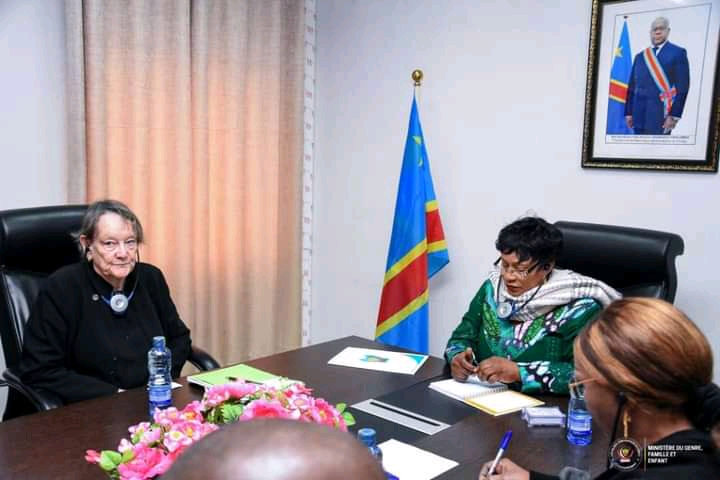 RDC : la ministre du Genre échange avec une délégation de l’ONU sur les droits des victimes des violences sexuelles
