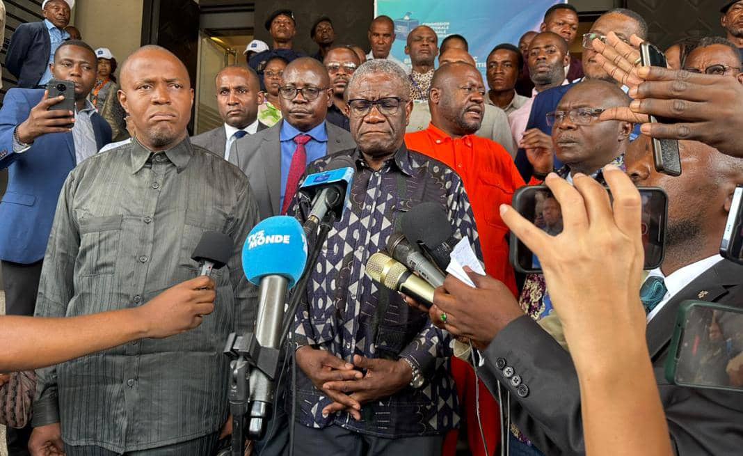 Présidentielle 2023 : le Dr Denis Mukwege vient de déposer sa candidature ce mardi