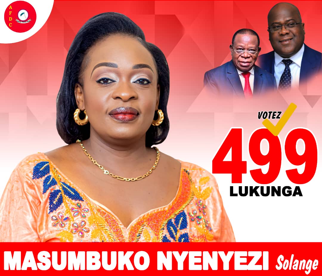 Législatives 2023: Solange Masumbuko, la candidate de Lukunga qui concrétise l’autonomisation de la femme congolaise