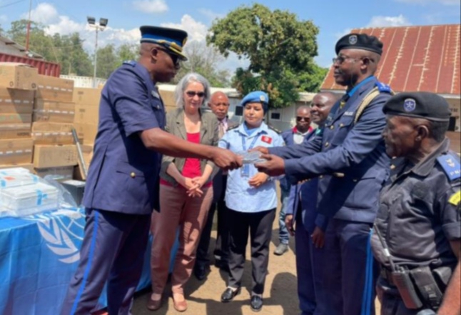 Beni : La Monusco remet des matériels informatiques à la PNC/Oïcha