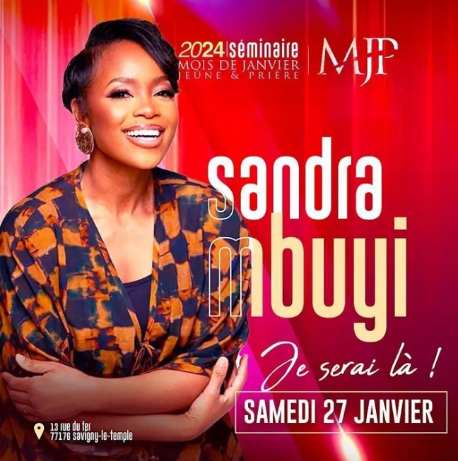 Culture : Sandra Mbuyi en prestation à l’église parole du Salut à Paris