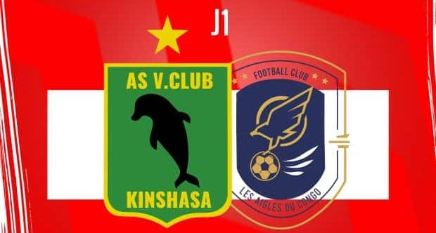 Linafoot ligue 1/Play-offs : L’AS V Club club tenue en échec par les Aigles du Congo