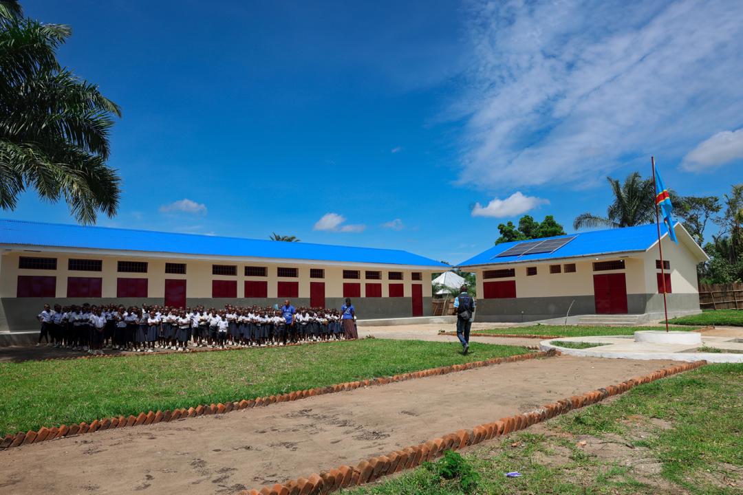 RDC/PDL-145T : Le PNUD a remis une nouvelle école à la population de Sankuru