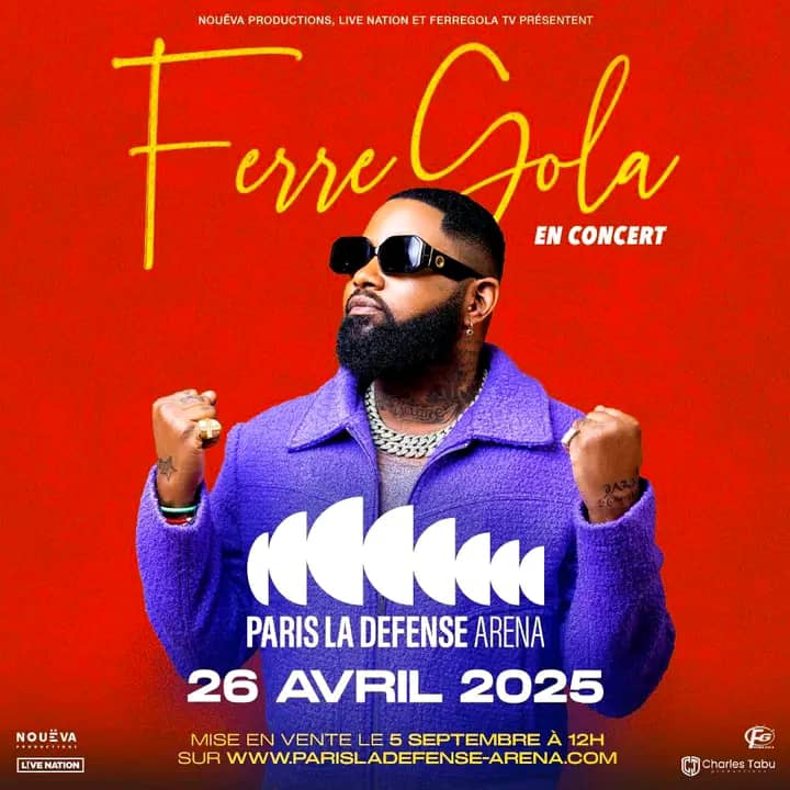 Enfin Ferre Gola éclaire la lanterne de ses fans sur son éventuel concert prévu le 26 février prochain à la salle Paris la Défense Arena