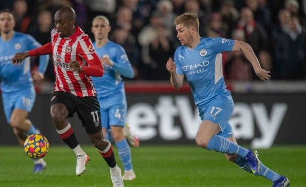 Premier League : Yoane Wissa, meilleur buteur de l’histoire de Brentford, égalise face à Manchester City