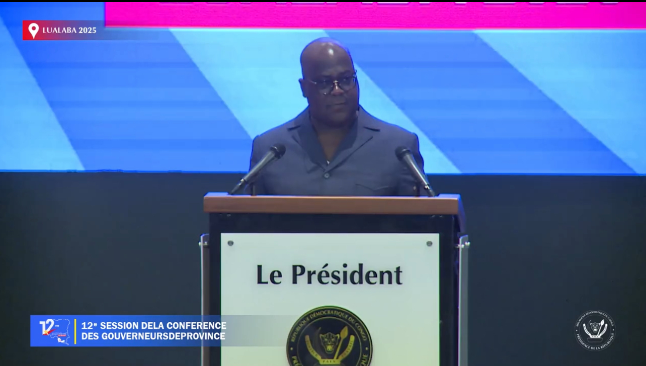RDC : Félix Tshisekedi annonce l’Assurance Maladie Obligatoire lors de la 12e Session de la Conférence des Gouverneurs de Province à Kolwezi