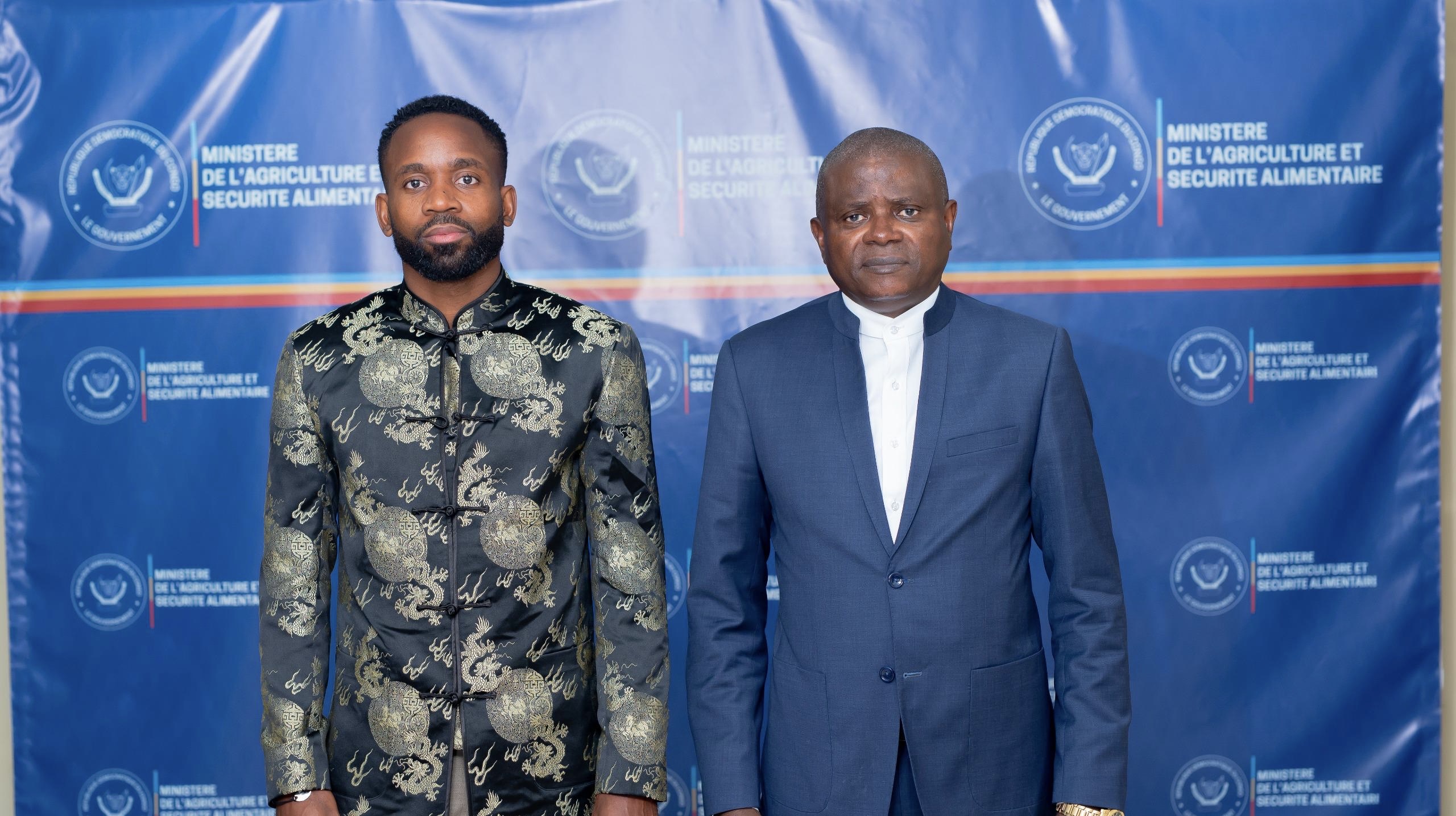 RDC : Cédric Bakambu sollicite le Ministre d’État de l’Agriculture Mutsail Mutomb pour amplifier son projet “Bak’agri” au Kongo Central