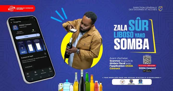 RDC – Lutte contre la fraude : la DGDA déploie « DGDA Connect », son application de traçabilité des produits