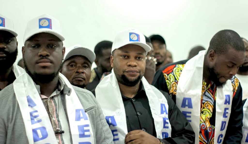 Une délégation de l'AEDC accompagnant le Président Christian BASEME dans une activité de cette plateforme